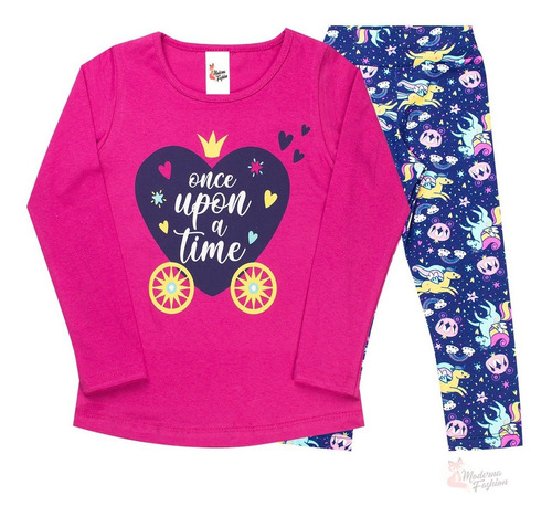 Imagem 6 de 7 de 4 Conjunto Feminino Infantil Roupa De Inverno Vários Modelos