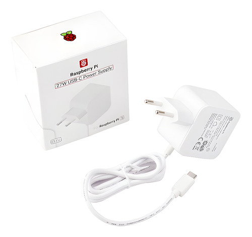 Transformador Usb-c Oficial Para Raspberry Pi 5 27w 5.1v 5a