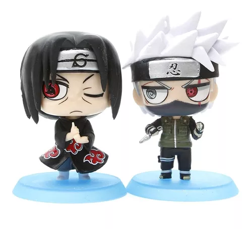 Em promoção! Naruto Figuras De Anime 6pcs/set Uchiha Itachi Uchiha Hinata,  Sasuke Uchiha Obito, Kakashi Sakura Q Versão Do Modelo Figma Brinquedos,  Bonecas De Criança Presentes