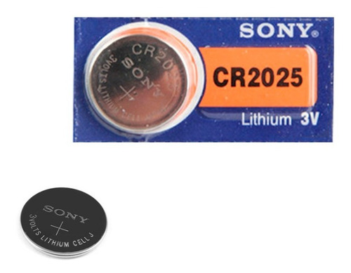 Pilas Sony Cr2025 - X2 Blisters 10 Unidades