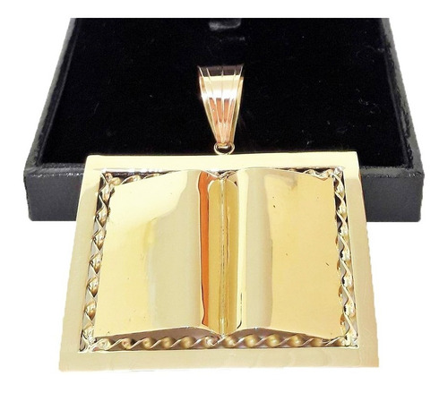 Imagem 4 de 4 de Pingente Livro 30 Gramas Ouro 18k 750