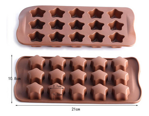 Qe1 7 Moldes Silicon Hornear Reposteria Pastel Chocolate