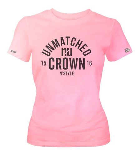 Camisetas Estampadas Nu Crown Original Dama Mujer Inp Edc 