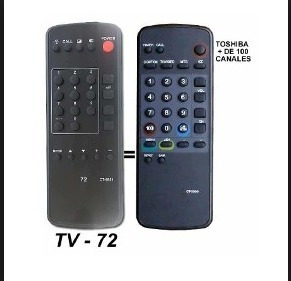 Control Remoto Tv 72 Toshiba + 100 Canales