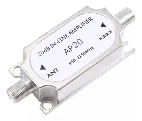 Amplificador de señal en línea, de 20 dB, 950-2150 MHz