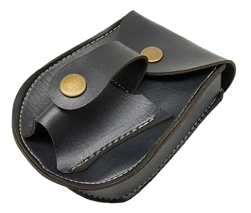 Bolsa De Cintura De Cuero Para Catapulta Honda - Ideal Para Llevar Bolas De Acero Y Munición