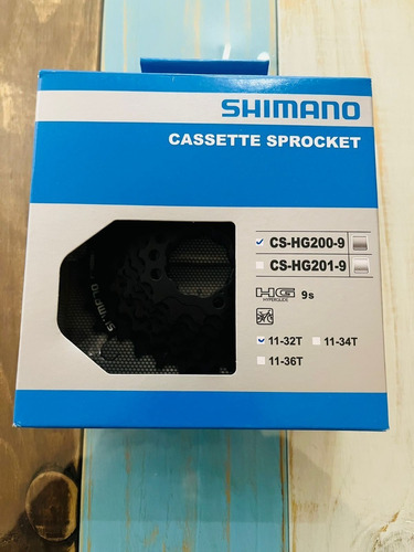 Shimano Altus 11-32d 9v Black Sprocket Número mínimo de dentes 11 cores preto Número máximo de dentes 32