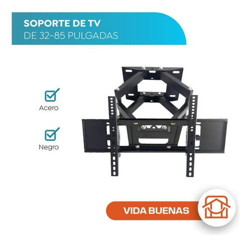 Soporte Para Tv Doble Brazo Desde La 32 Hasta 70