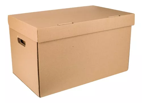 Caja cartón GRANDE de canal simple 50x45x80 cm Pack 5 Unds