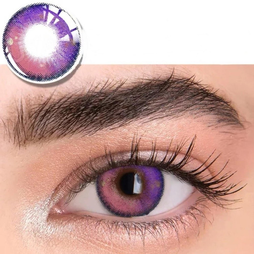 Lentes De Contacto Morado Rosa Pupilentes Cardcaptor Purple