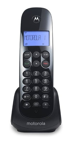 Imagen 1 de 4 de Teléfono inalámbrico Motorola M700-2 negro