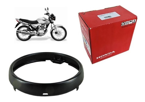 Imagem 2 de 4 de Aro Farol Original Honda Cg Titan Fan 150 125 Ks Es Esd