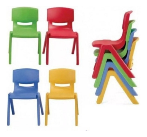 Docena De Silla Infantil En Varios Colores