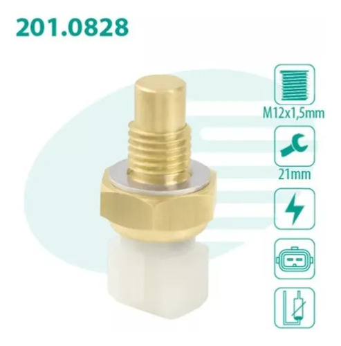 Sensor Temperatura Clio R19 1.2 1.4 1.6 1.8 90 Até 98 Branco