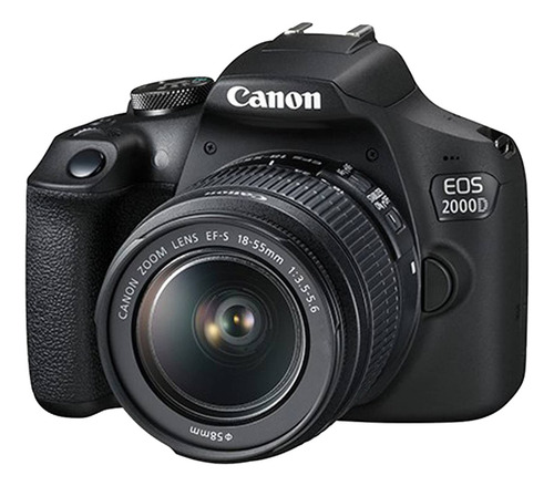 Canon Cámara Dslr Eos D / Rebel T7 Con Lente De Zoom Ef-s . Color Tarjeta De 64 Gb