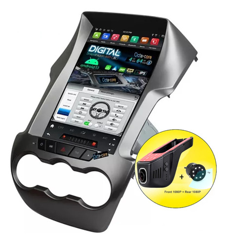 Radio Pantalla Android Tesla Ford Ranger 2012/19