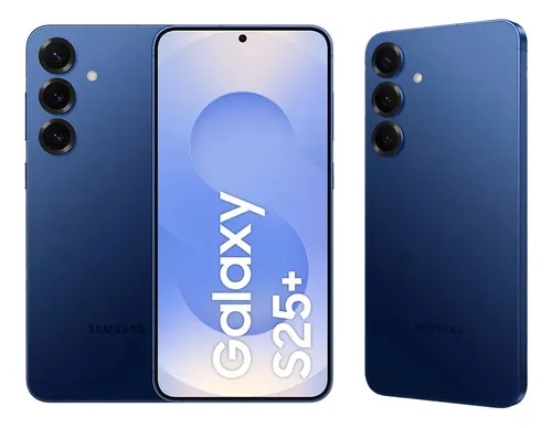 Celular Samsung Galaxy S25+ 5g, 512gb, 12gb Ram, Câmera Tripla De 50+12+10, Tela Grande De 6.7 Azul Marinho