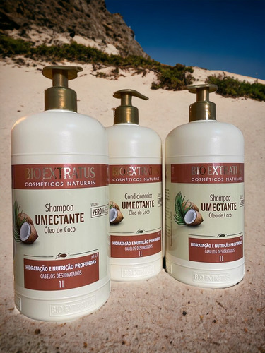Kit 2 Shampoo 1 Condicionador Umectante 1 L Bio