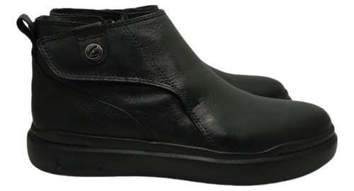 Imagen 3 de 4 de Bota Dama Cavatini 1260 Cuero Cierre Velcro