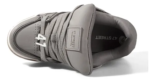Zapatillas 47 Street Mac Gris Mujer