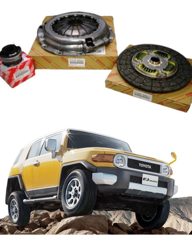 Disco, Prensa Y Collarin Croche Original Toyota Fj Cruiser 