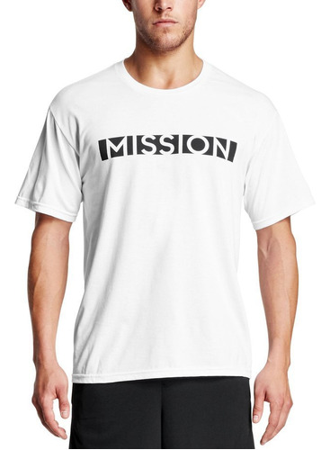 Mission Camiseta Con Grafico Del Logo De La Barra De La Mis