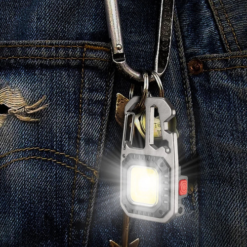 Lanterna Tática Multifuncional Mini Glare Cob Chaveiro Luz