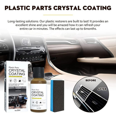 Fk Recubrimiento Cristal For Piezas De Plástico De Auto,
