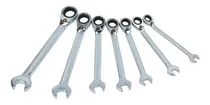 Comprar Jgo De 7 Llaves Combinadas Matraca Reversible Métrico