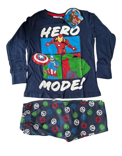 Pijama Avengers Vengadores Hulk America Thor Iron Man Origin