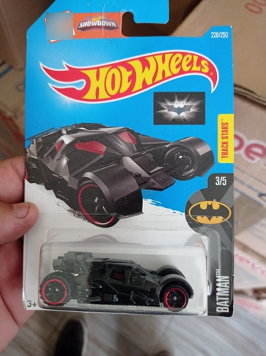 Hot Wheels 2015 The Dark Knight Batimovil Negro 4