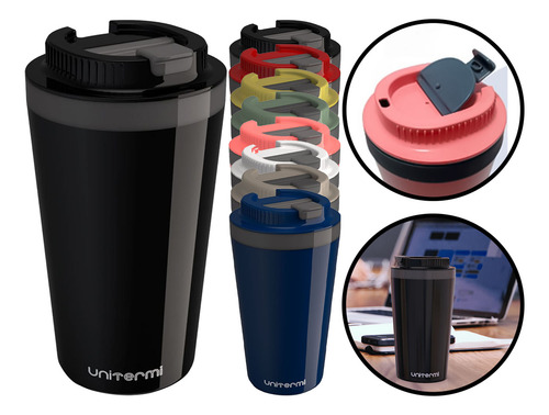 Copo Térmico Minas Com Tampa Quente E Frio 400ml Unitermi