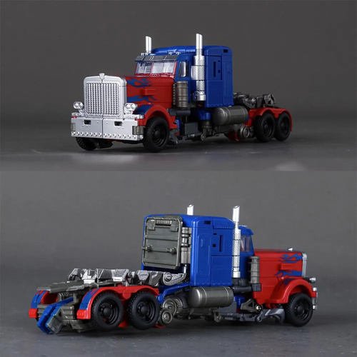 Una Miniatura Deformable Optimus Prime De Los Transformers A