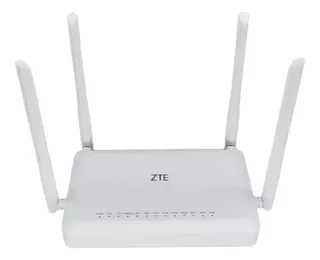 Gateway Ont Gpon Zte Gpon Wi-fi 6 - Ax3000 Zxhn F6600p Cor Branco