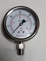 Comprar Manómetro 0 - 300 Psi Dial 2-1\u002F2 Conex 1\u002F4 Inf. Full Inox