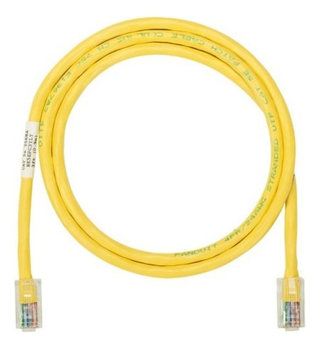 Patchcord Amp Cat 5e 2,40m Amarillo