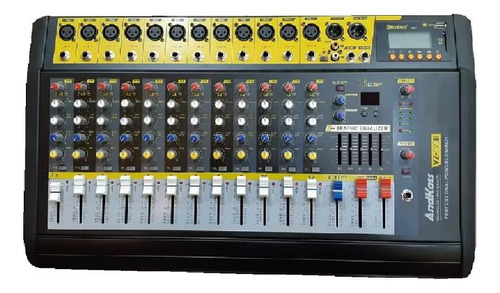 Consola Power Mixer Andkoss 12 Canales Vz120ii
