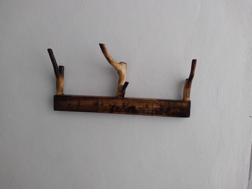 Perchero De Pared Rustico