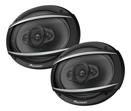 Parlantes Auto Pioneer 6x9 6977 4 Vias 650w Color Negro