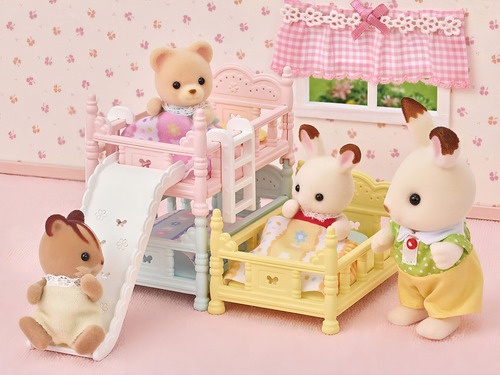 Sylvanian Families Set De Triple Cama Ternurines