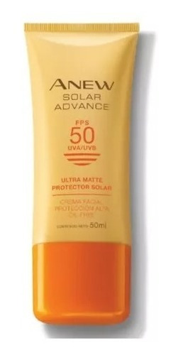 Protector Solar Facial Sin Color Anew Ultra Mate Avon 