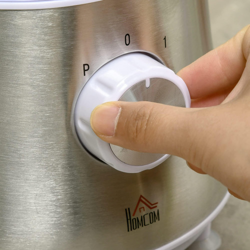 Homcom Batidora 2 En 1, Combo De Procesador De Alimentos Par