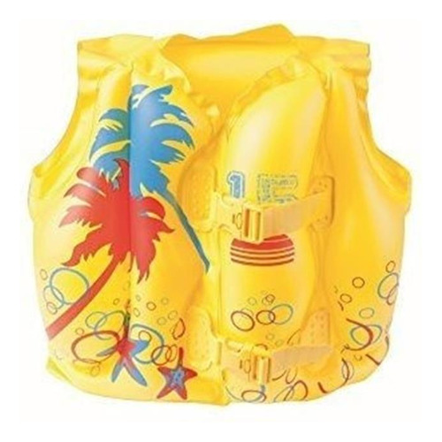 Bestway Toys Domestic Chaleco De Natación Tropical, 17 X 12