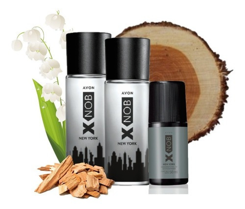 Avon Xnob New York Set de Fragancia Spray Para Hombre