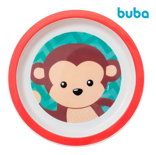Pratinho Bowl Infantil Estampado 350ml Animal Fun Buba Baby