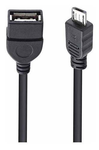 Adaptador Otg Usb A Micro Usb 18-5070 Color Negro