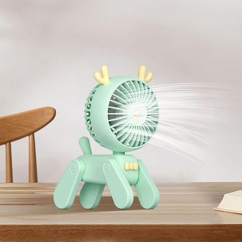 Portable Table Fan With Shape For Desktop Use