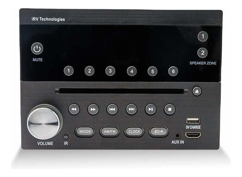 Irv Technology Irv31 Am/fm/cd/dvd Rv Radio Estéreo 2 Zona