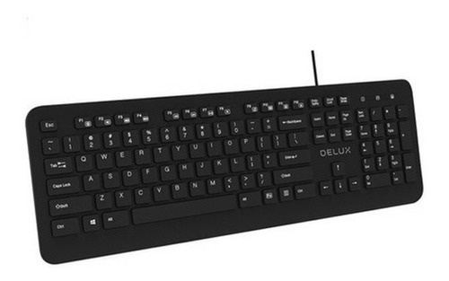 Teclado Alambrico Usb Delux Espanol K6012