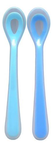 Kit Colher De Silicone Com 2 Unidades - 1020 Azul Azul